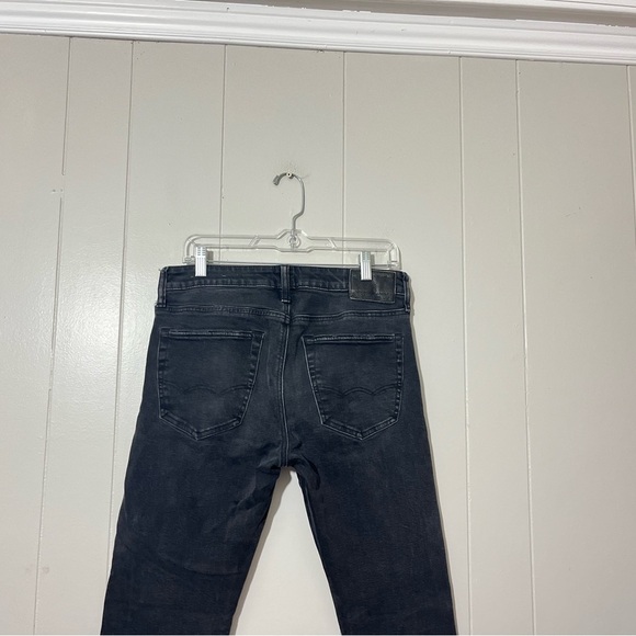 American Eagle Mens Jeans  Flex Slim Black Size 30x30 - Picture 6 of 10